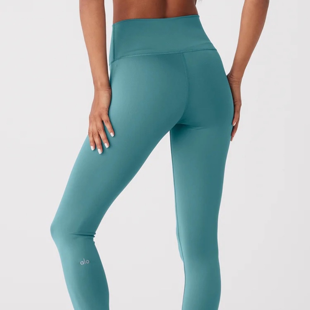 ALO 7/8 High-Waist Airlift Legging Teal Agate XL SOLD OUT! $128 Brand New
